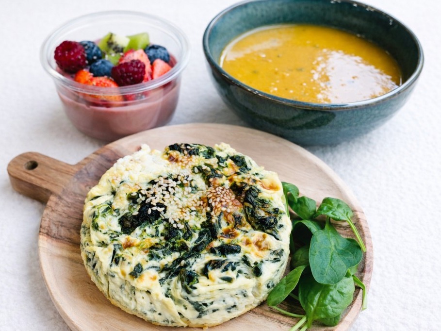 QUICHE CHÈVRE ÉPINARDS